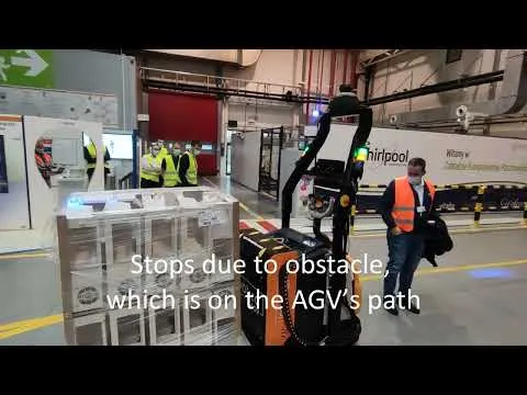 AGV truck at the Whirlpool plant