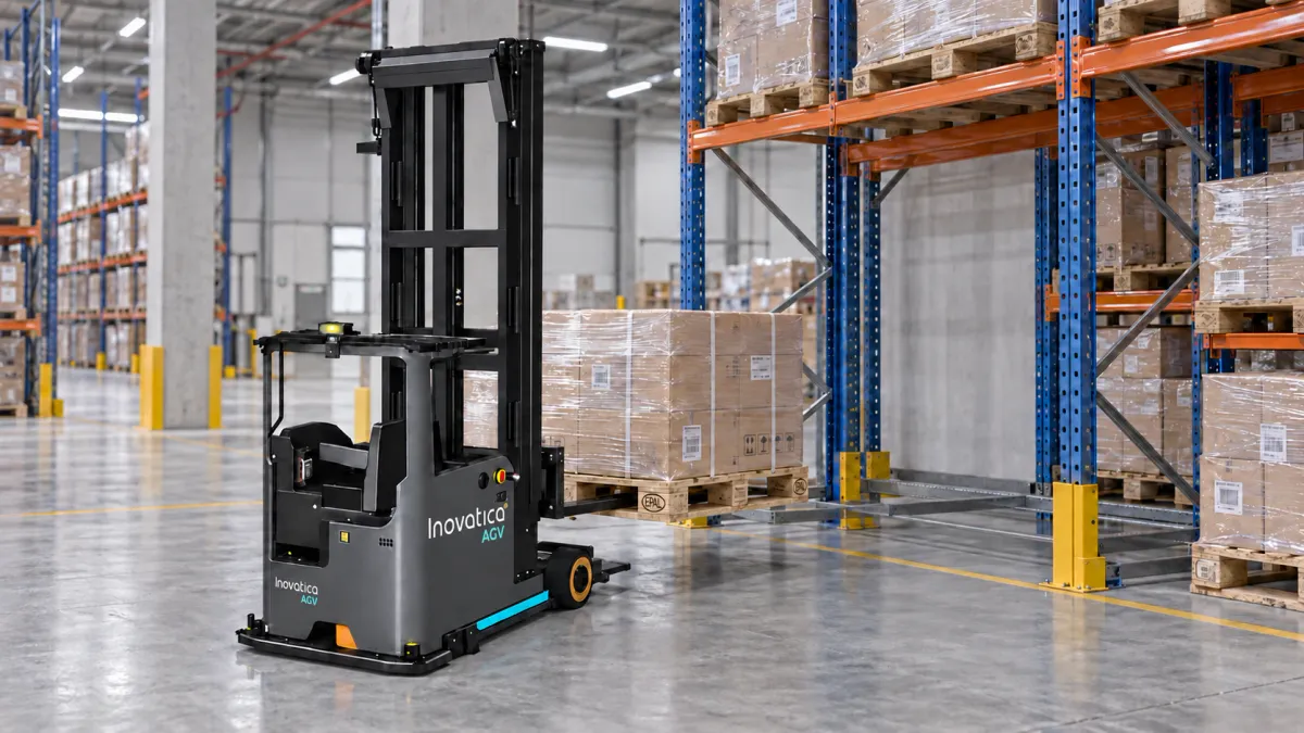RT-20100 · rack handling — warehouse concept visualisation