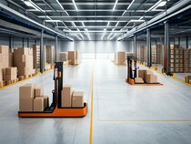 Roboty mobilne w magazynie