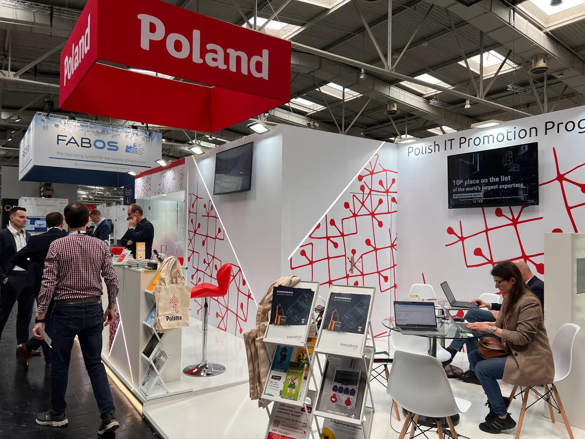 Stoisko z Inovatica AGV Hannover Messe
