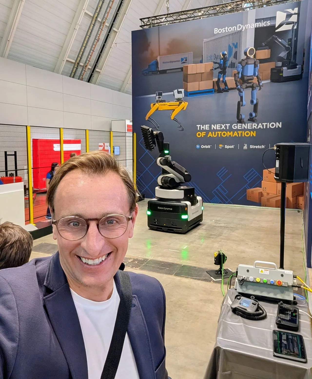 Prezentacja rozwiązań Boston Dynamics podczas LogiMAT Trade Show 2026