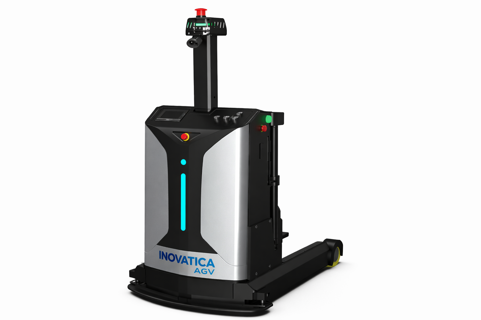 LA-1430 AGV typu reach (wózek wysokiego składowania z wysuwanym masztem)